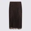 Tom Ford Black And Brown Skirt In Brown