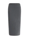 Tom Ford Women Cashmere Skirt In Gray