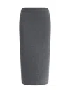 Tom Ford Women Cashmere Skirt In Gray