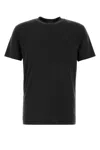 Tom Ford Black Crewneck T-shirt With Logo Embroidery On The Front In Cotton Blend Man In Black