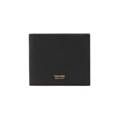 Tom Ford Sleek Black Leather Wallet For Men