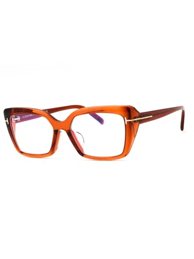 Tom Ford Sleek Cat-eye Eyeglasses In Brown