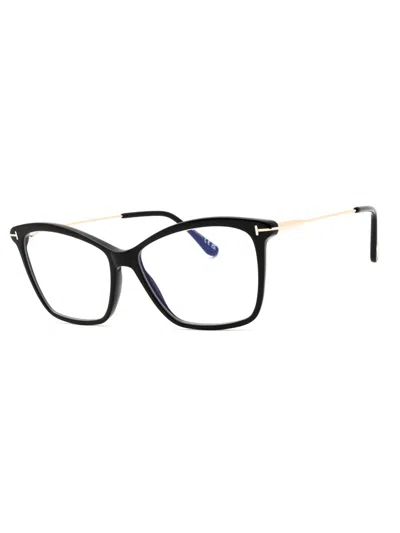 Tom Ford Sleek Cat-eye Eyeglasses For Women In Black