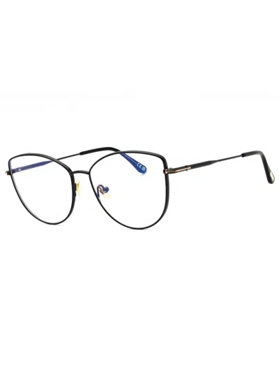 Tom Ford Sleek Cat-eye Eyeglasses For Women In Black