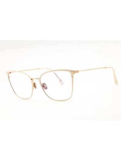Tom Ford Sleek Cat-eye Eyeglasses For Women In Gold