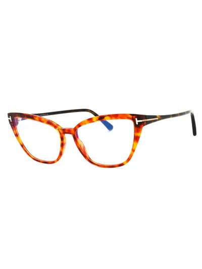 Tom Ford Sleek Cat-eye Eyeglasses For Women In Red