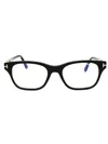 Tom Ford Sleek Rectangular Eyeglasses For Men In Black