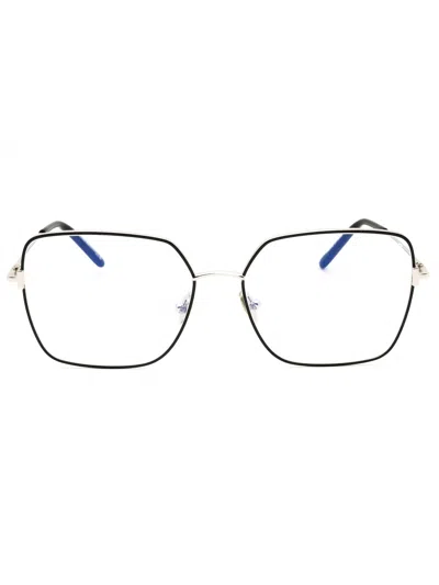 Tom Ford Sleek Rectangular Women's Eyeglasses Ft5739-b In Gray
