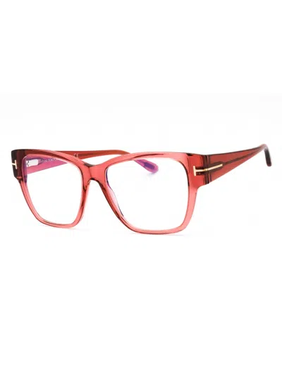 Tom Ford Sleek Rectangular Women's Eyeglasses In Pattern