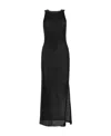 Tom Ford Sleeveless Knitted Long Dress In Black