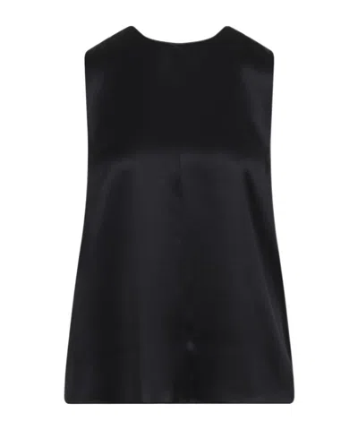 Tom Ford Sleeveless Shirt In Black