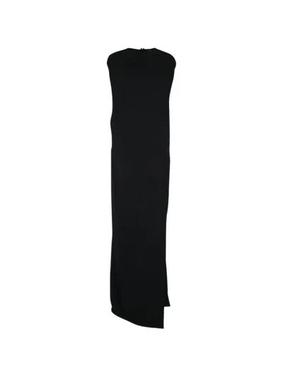 Tom Ford Sleeveless Silk Maxi Dress In Black