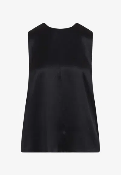 TOM FORD SLEEVELESS SILK TOP