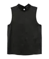 Tom Ford Top Silk Satin In Black
