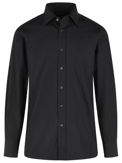 Tom Ford 'slim' Black Cotton Shirt
