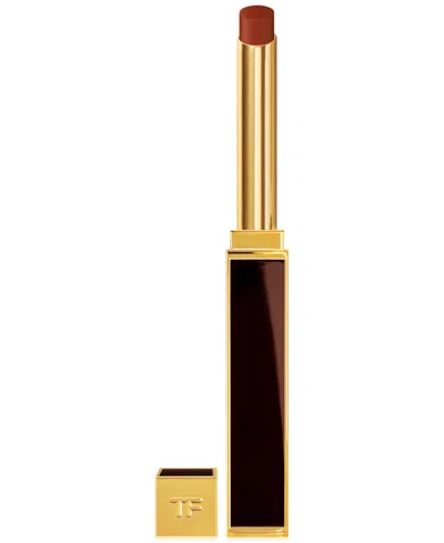 Tom Ford Slim Lip Color Shine In First Look - Nude Brown With Red Underto
