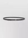 Tom Ford Textured Calf Leather Belt With Gold-tone T-buckle In Black