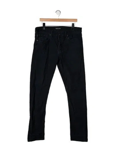 Pre-owned Tom Ford Slim Fit Jeans In Black