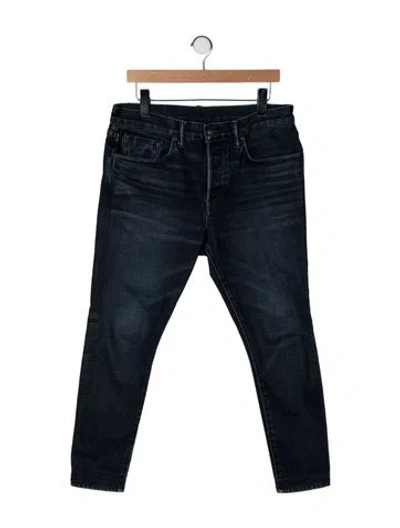 Pre-owned Tom Ford Slim Fit Jeans In Black
