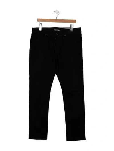 Pre-owned Tom Ford Slim Fit Jeans In Black