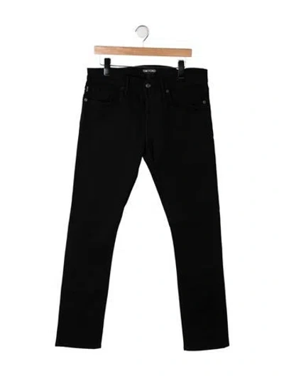 Pre-owned Tom Ford Slim Fit Jeans In Black