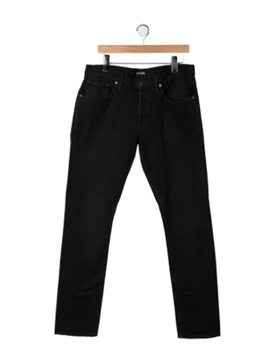 Pre-owned Tom Ford Slim Fit Jeans In Black