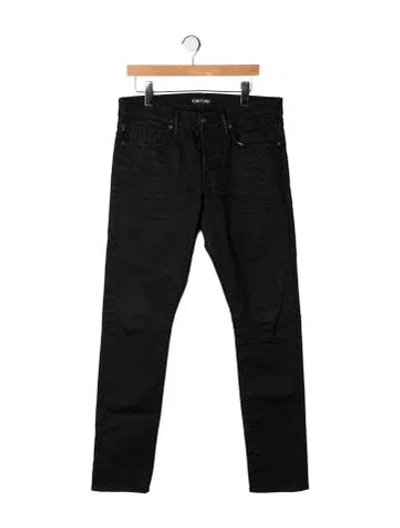 Pre-owned Tom Ford Slim Fit Jeans In Black