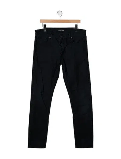 Pre-owned Tom Ford Slim Fit Jeans In Black