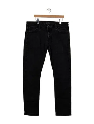 Pre-owned Tom Ford Slim Fit Jeans In Blue