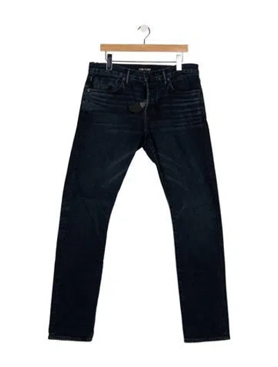 Pre-owned Tom Ford Slim Fit Jeans In Blue