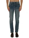 Tom Ford Men Slim Fit Jeans In Denim