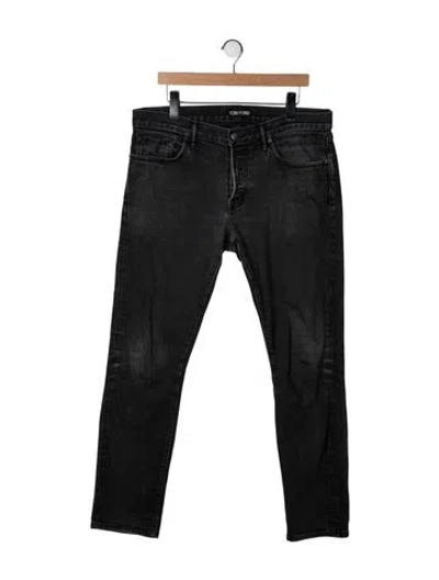 Pre-owned Tom Ford Slim Fit Jeans In Gray