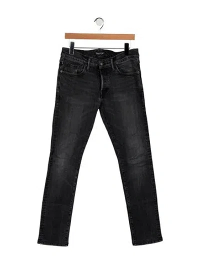 Pre-owned Tom Ford Slim Fit Jeans In Grey