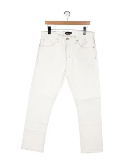 Pre-owned Tom Ford Slim Fit Jeans In Neutral