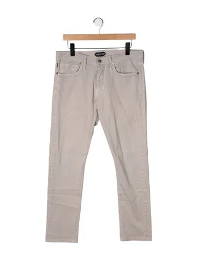 Pre-owned Tom Ford Slim Fit Jeans In Neutral
