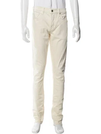 Pre-owned Tom Ford Slim Fit Jeans In Yellow
