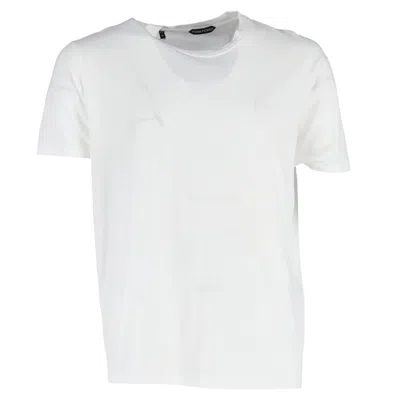 Tom Ford Slim-fit Jersey T-shirt In White Cotton