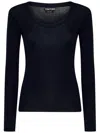 TOM FORD TOM FORD SLIM FIT KNITTED JUMPER