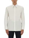 Tom Ford Slim Fit Poplin Shirt In White
