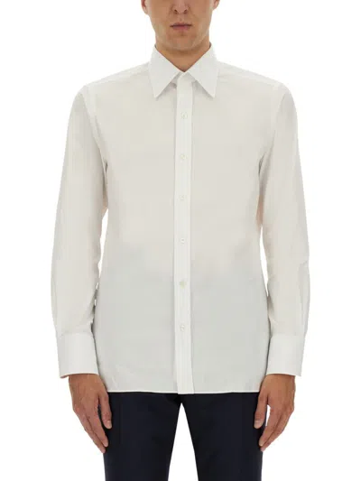 TOM FORD TOM FORD SLIM FIT POPLIN SHIRT
