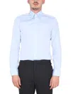 Tom Ford Buttoned Long-sleeved Shirt In Azure