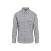 Tom Ford Checked Long-sleeved Shirt In Black