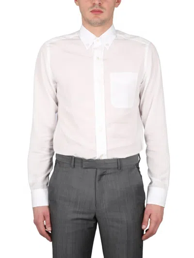 Tom Ford Slim Fit Shirt In Beige