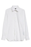 TOM FORD SLIM FIT SOLID COTTON POPLIN BUTTON-UP SHIRT