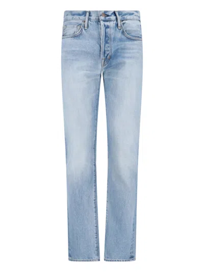 Tom Ford Slim-fit Selvedge Jeans In Blue
