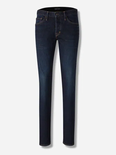 Tom Ford Slim Jeans In Black