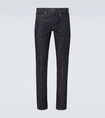 Tom Ford Slim Jeans In Blue