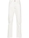 Tom Ford Slim-fit Distressed-effect Jeans In Nude