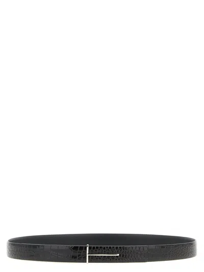 TOM FORD TOM FORD 'SLIM T' REVERSIBLE BELT