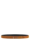 Tom Ford Light Brown Slim T Reversible Belt In Brown